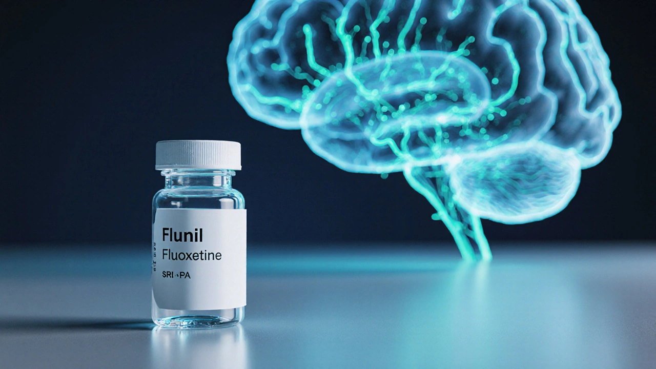 Flunil (Fluoksetin) vs. andre antidepressiva - komplett sammenligning