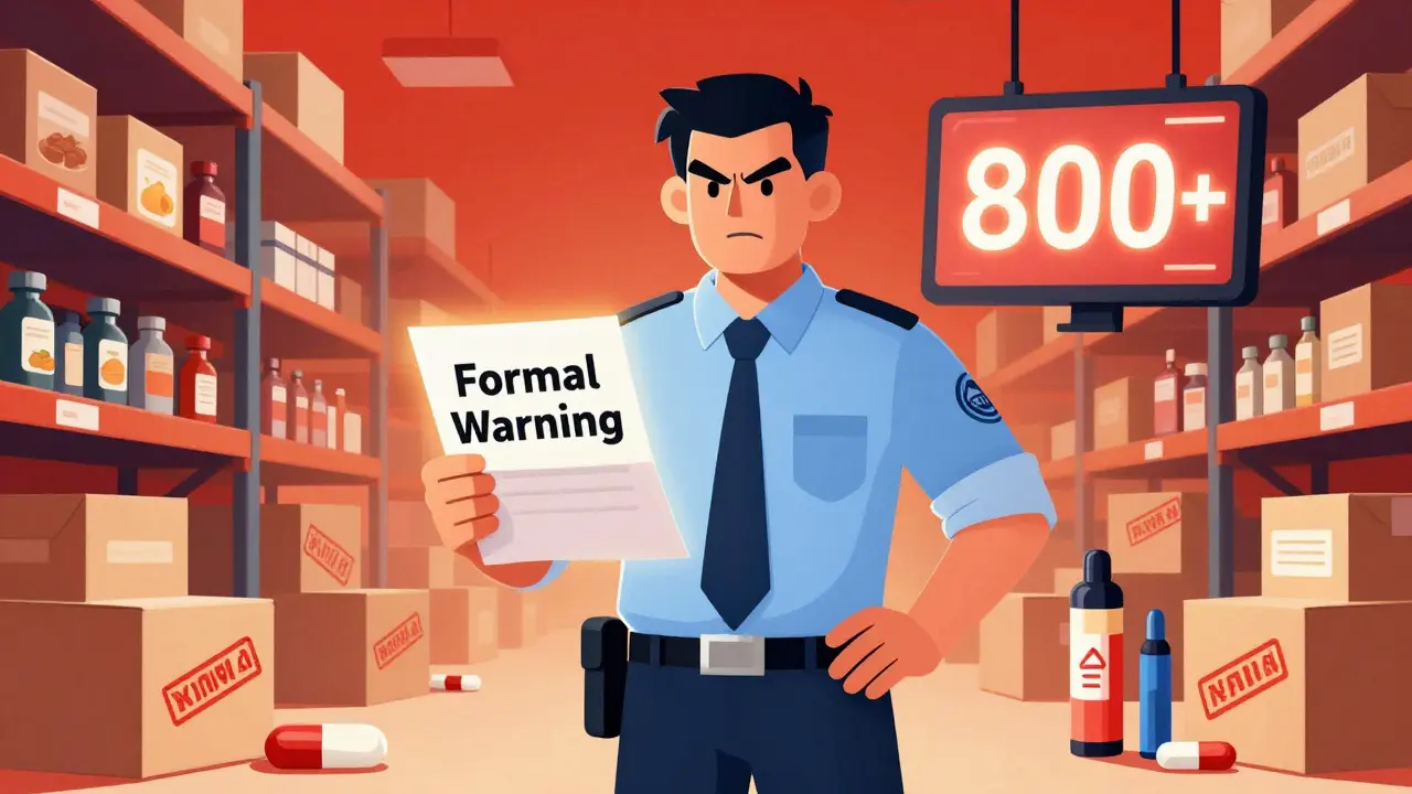 FDA-varsler: Handlinger mot produsenter som ikke overholder regler