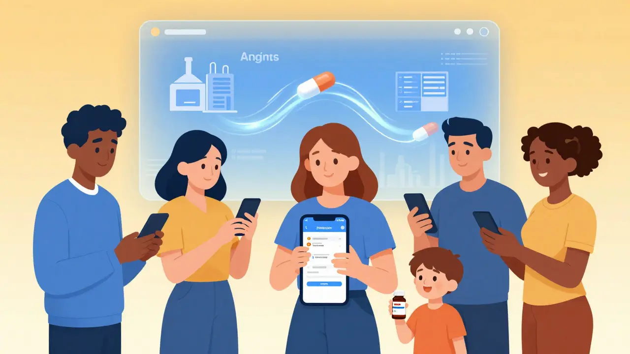 Mennesker i Norge skanner medisiner med mobilapp for å bekrefte autenticitet via blockchain.