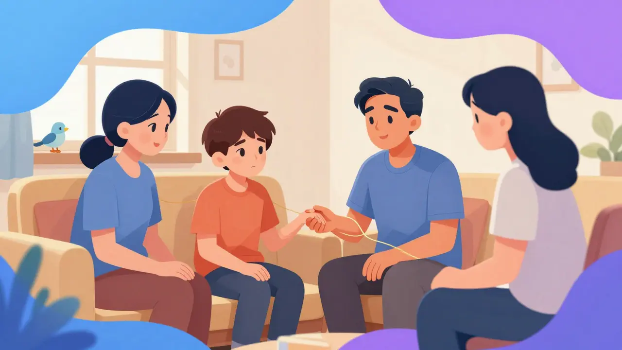 Depresjon hos barn og ungdom: Familiebehandling og medikamenter