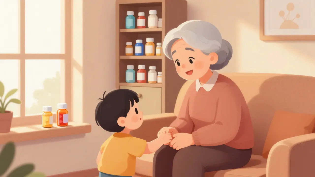 Hvordan involvere besteforeldre og omsorgspersoner i barnelegemiddelsikkerhet