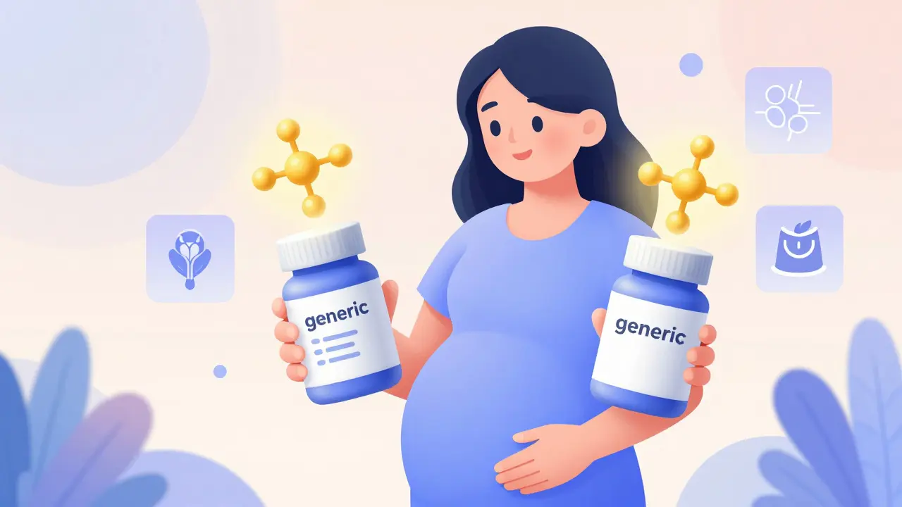 Sikkerhet og effekt av generiske legemidler under svangerskap
