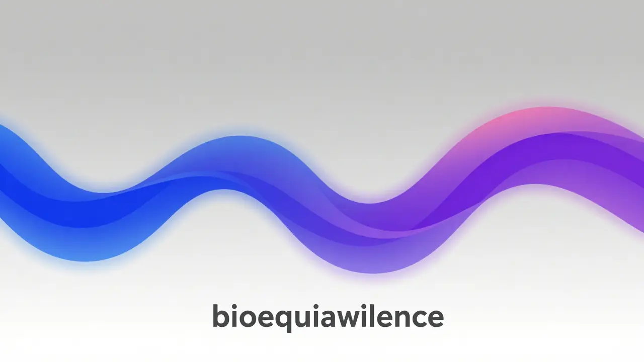 Abstrakt visuell fremstilling av bioekvivalens mellom medisiner